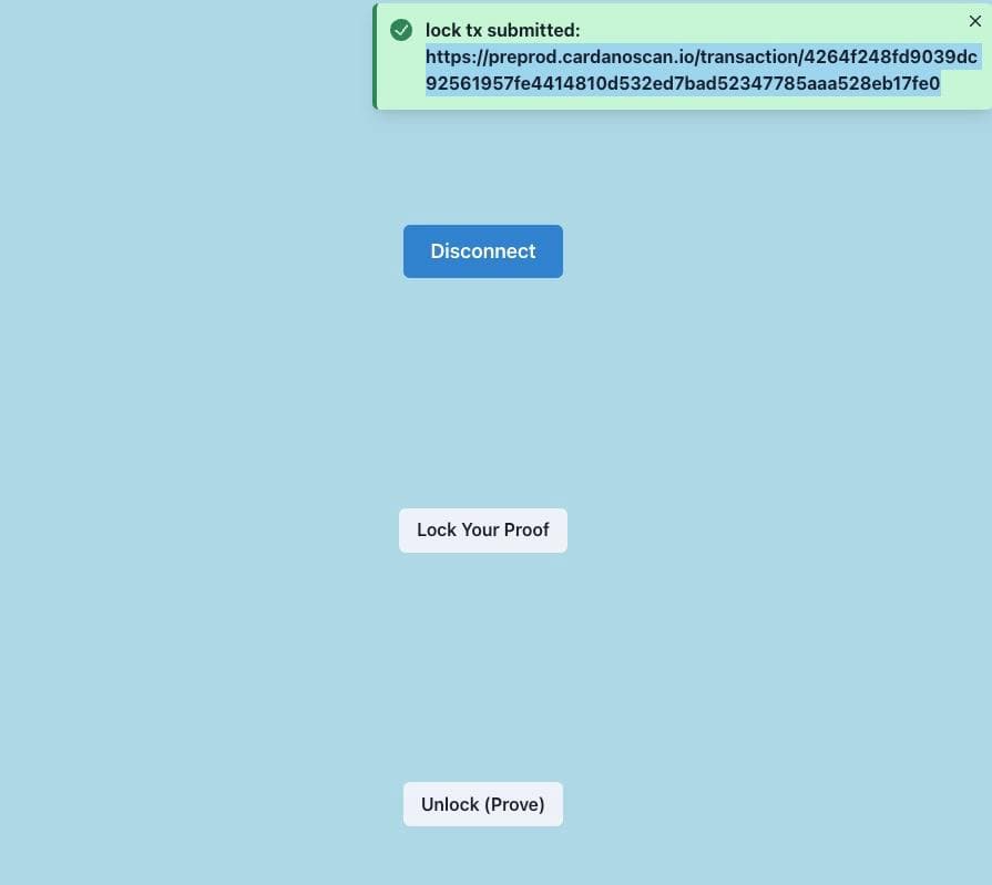 Lock Transaction Flow